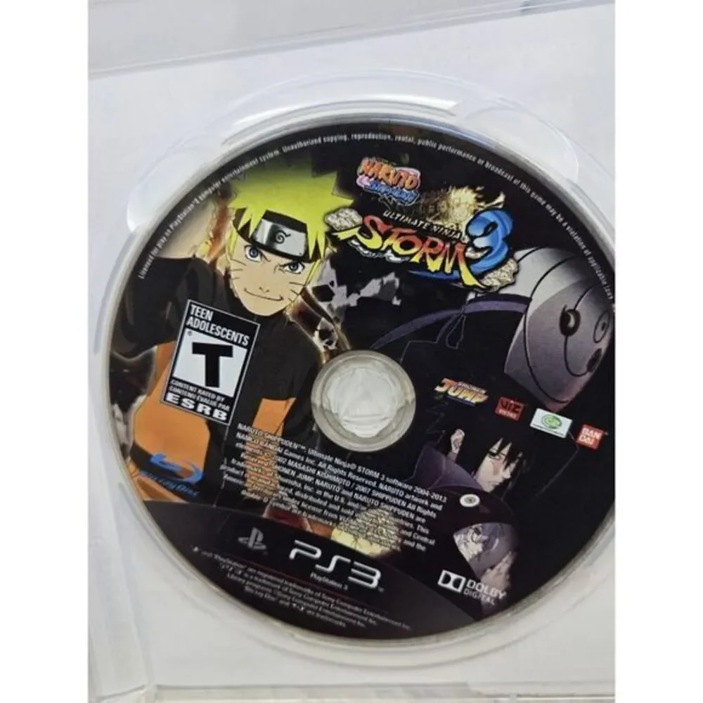 Naruto Shippuden: Ultimate Ninja Storm 3 Playstation 3 (PS3‎ 2013) CIB TESTED
